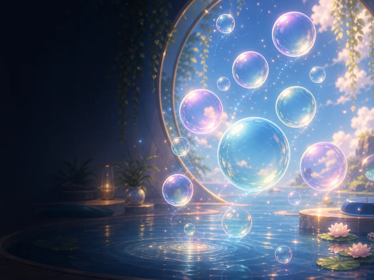 Floating bubbles
