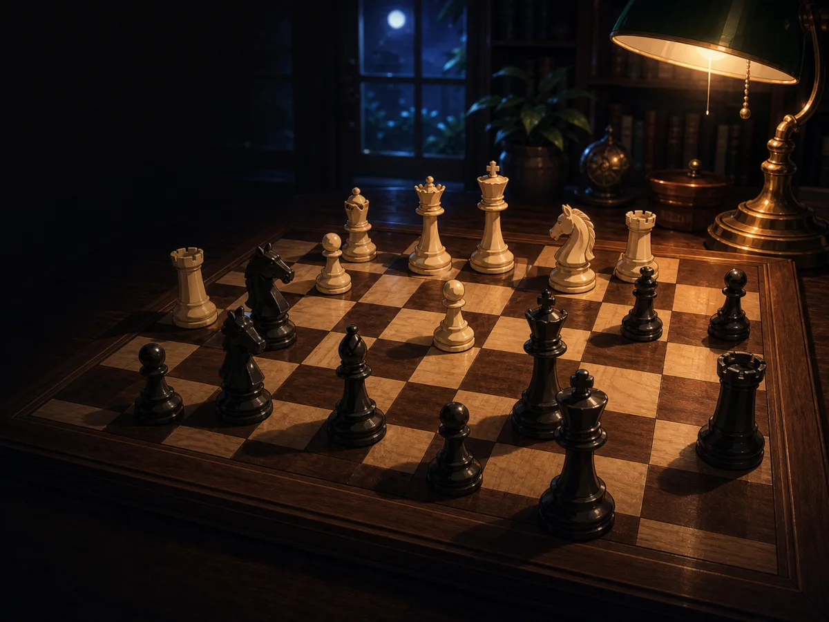 Chess board and pieces