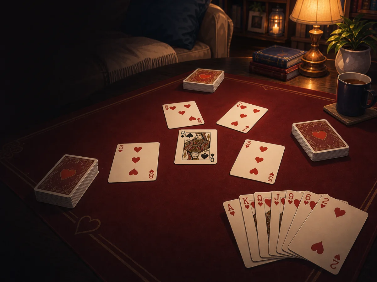 Hearts trick-taking cards