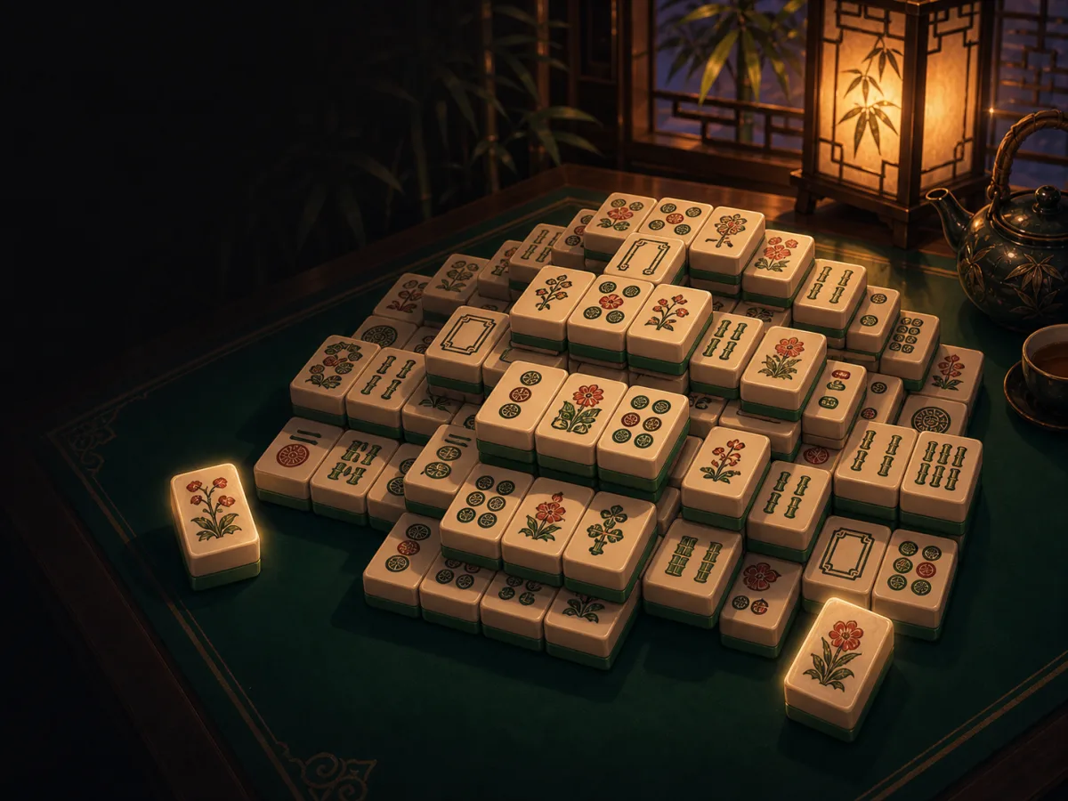Mahjong matching tiles