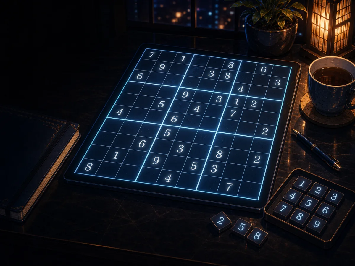 Sudoku puzzle board