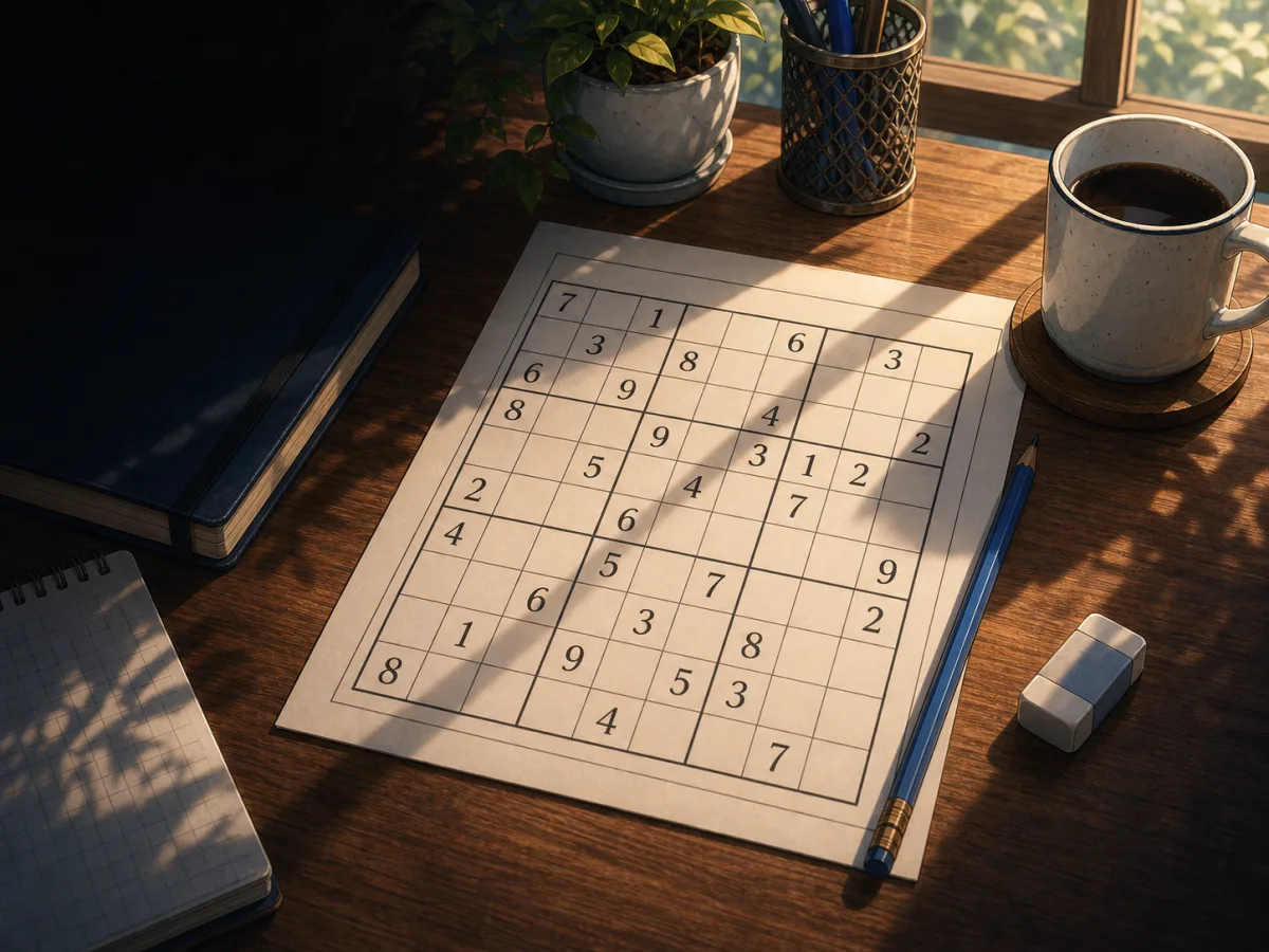 Sudoku number grid