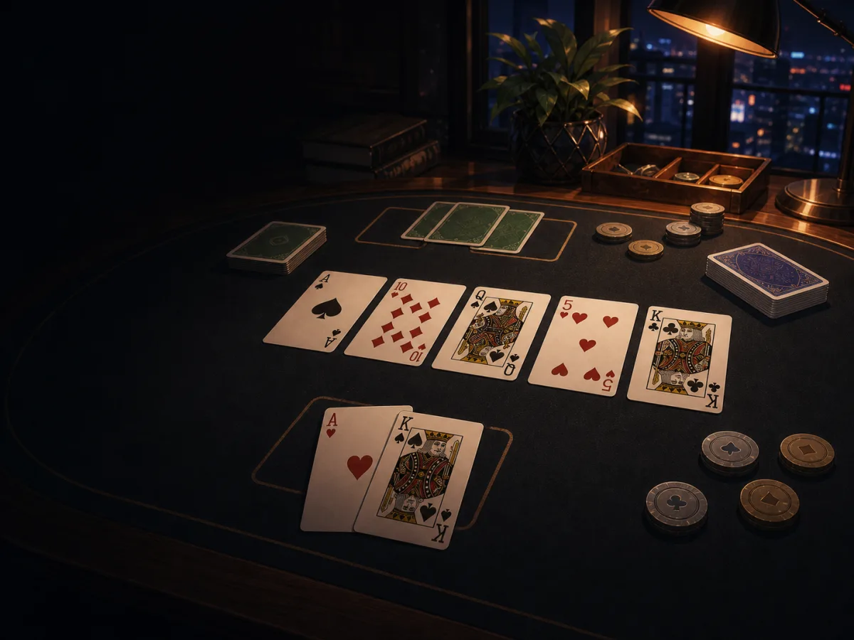 Texas Hold'em poker table