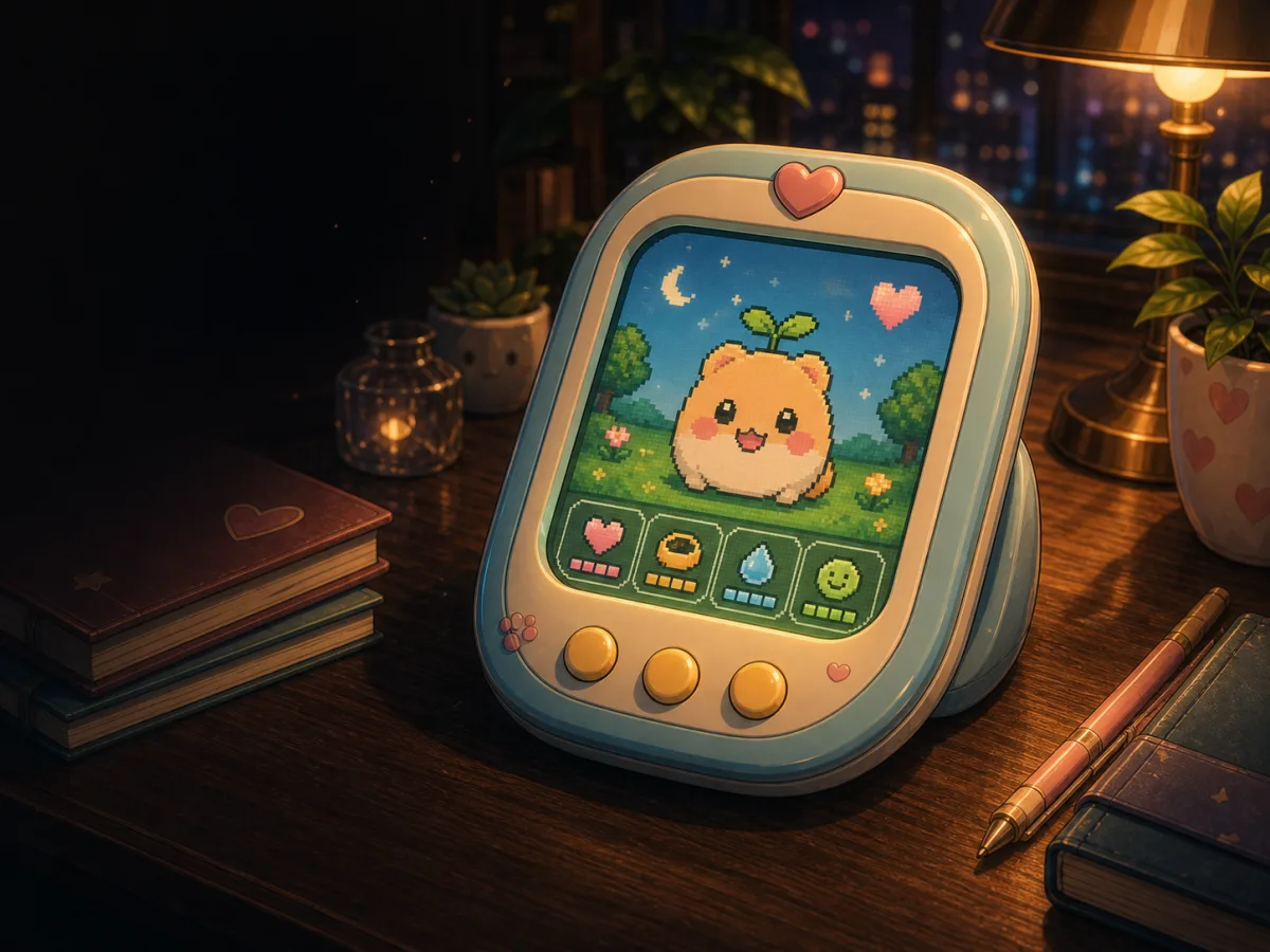 Virtual pet character face